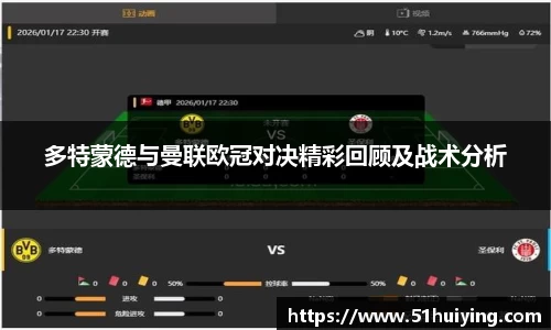 多特蒙德与曼联欧冠对决精彩回顾及战术分析